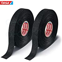 Los mejores  - Boxiti Tesa 51608 - Rollo de cinta para sujetar cables- parte interior de felpa- 19 mm x 15 m- color negro